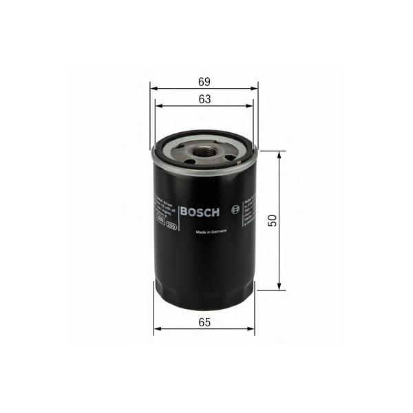 BOSCH - F026407089 (F 026 407 089_фильтр масляный! Smart Fortwo 1.0i 07>, Mitsubishi Pajero Mini 0.7i 94>)