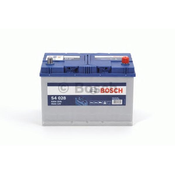 BOSCH - 0 092 S40 280 (АКБ BOSCH  S4/12V 95Ah 830A (D306 x d173 x h225) (- +))