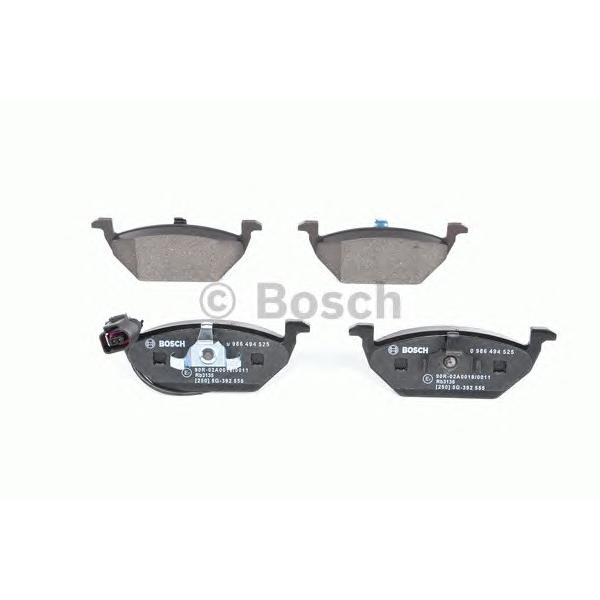 BOSCH - 0986494525 (ДИСКОВЫЕ КОЛОДКИ ПЕРЕДНИЕ)