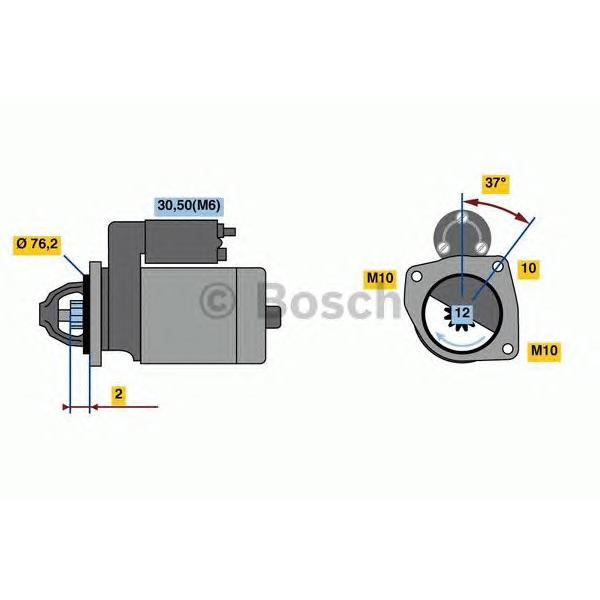 BOSCH - 0 001 109 397 (Стартер)