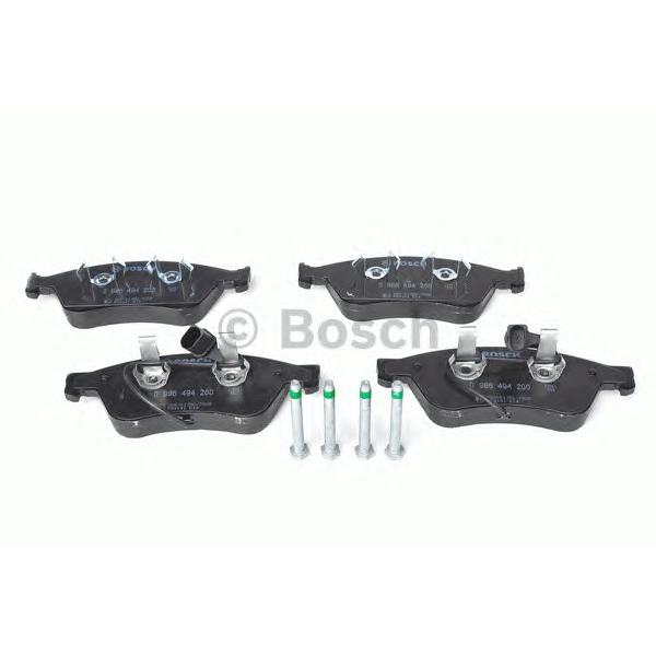 BOSCH - 0 986 494 200 (Комплект тормозных колодок, дисковый тормоз)