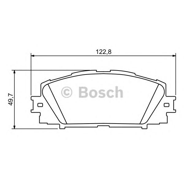 BOSCH - 0 986 494 198 (Комплект тормозных колодок, дисковый тормоз)