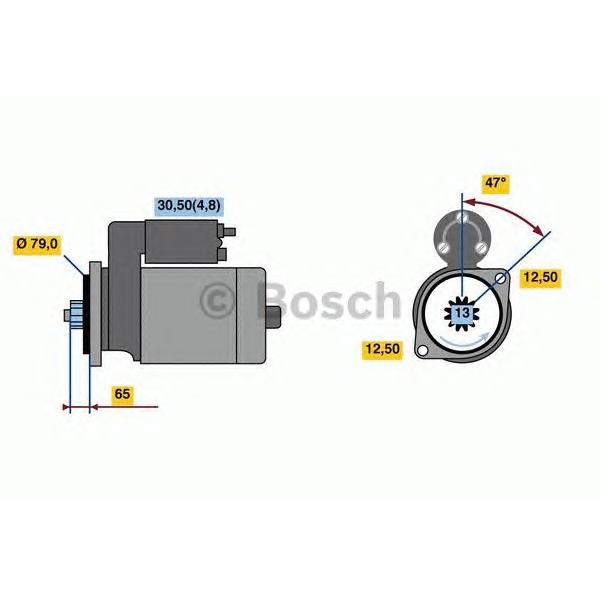 BOSCH - 0001142005 (Стартер)