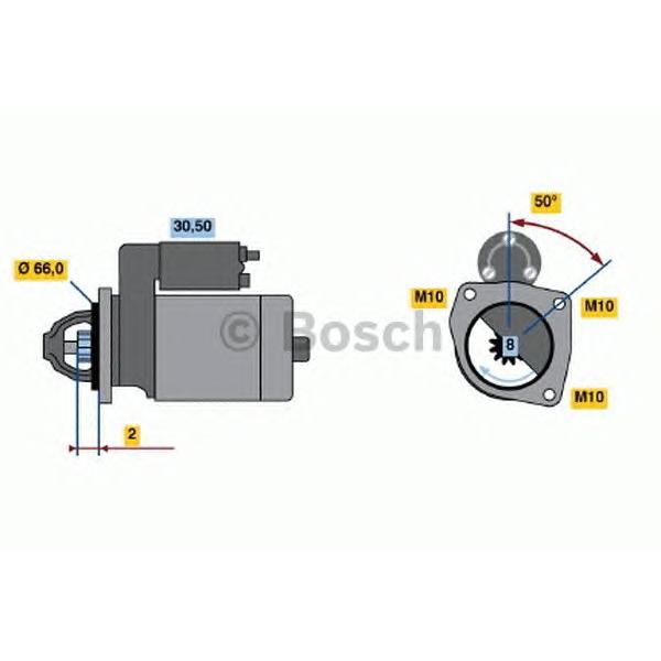 BOSCH - 0 986 021 051 (Стартер)