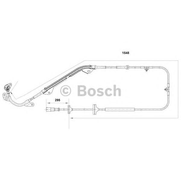 BOSCH - 0 265 006 106 (Датчик, частота вращения колеса)