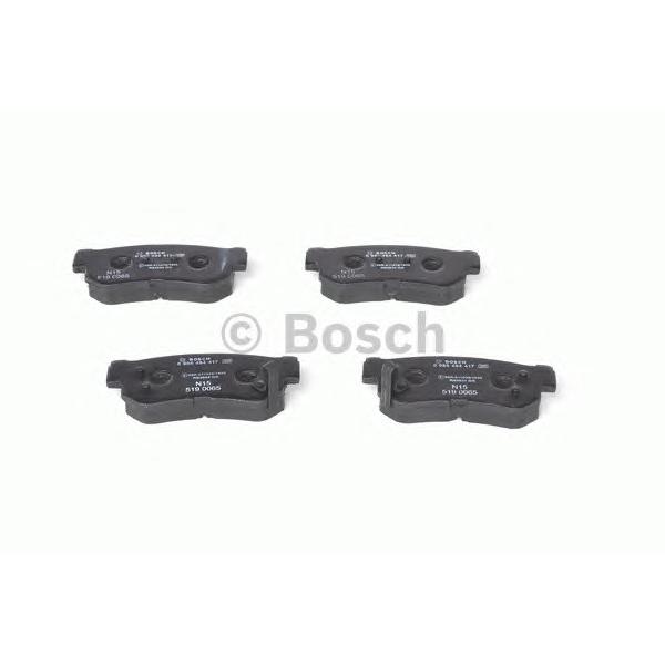 BOSCH - 0 986 494 417 (Колодки тормозные задние #)