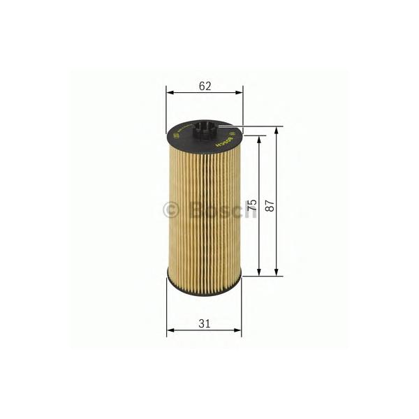 BOSCH - F 026 407 015 (Фильтр масляный для Opel Astra G, Astra H, Corsa C, Corsa D 1.0/1.2/1.4)