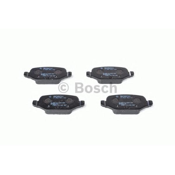 BOSCH - 0 986 424 756 (Комплект тормозных колодок, дисковый тормоз)