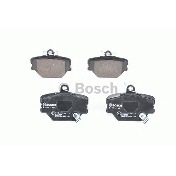 BOSCH - 0 986 424 471 (Комплект тормозных колодок, дисковый тормоз)