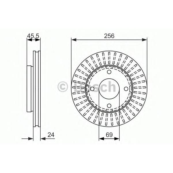 BOSCH - 0 986 479 958 (Тормозной диск)