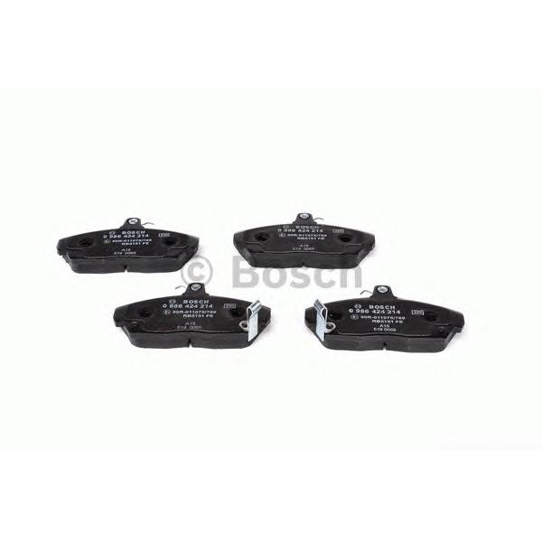 BOSCH - 0 986 424 214 (Комплект тормозных колодок, дисковый тормоз)