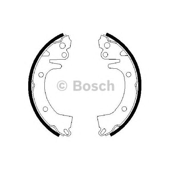 BOSCH - 0 986 487 462 (Комплект тормозных колодок)