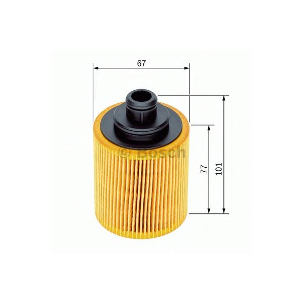 BOSCH - F 026 407 067 (Фильтр масляный (тип UFI) для Opel 1.3CDTi)
