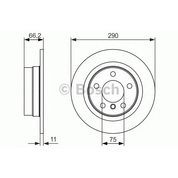 BOSCH - 0 986 479 043 (Тормозной диск)