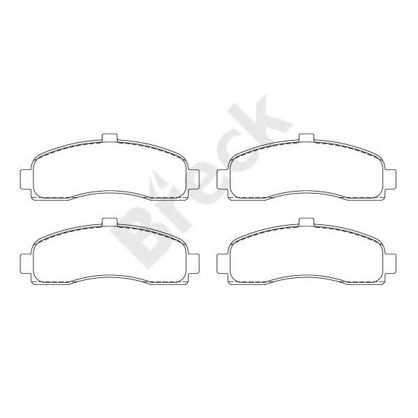 BRECK - 21626 00 702 00 (Колодки торм.пер.)