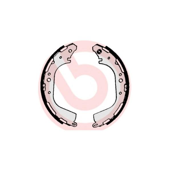 BREMBO - S 56 529 (Колодки барабанные 295x52)