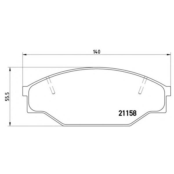 BREMBO - P83013 (Колодки тормозные дисковые)