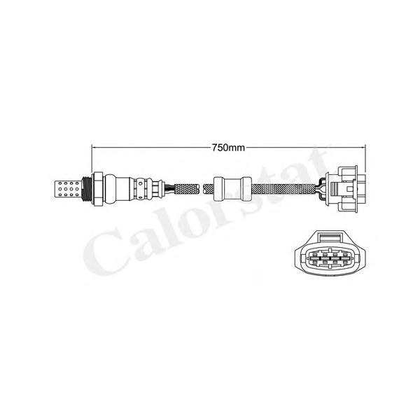 VERNET - LS140016 (Лямбда-зонд OPEL: AGILA 1.0 12V/1.2 16V 00-07, OMEGA 2.6 V6/3.2 V6 93-03, OMEGA универсал 2.6 V6/3.2)