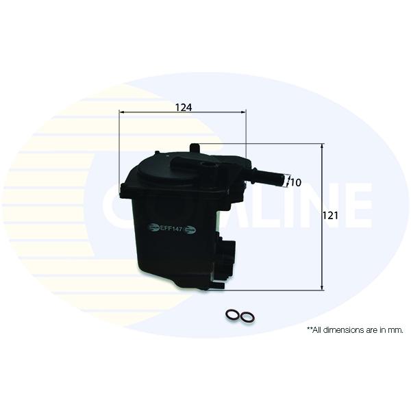 COMLINE - EFF147 (ФИЛЬТР ТОПЛ MAZ 2 1.6CD 08-/1.6T 02-/CIT 1.6HDI/1.4HDI/FRD 1.6TD 01-)