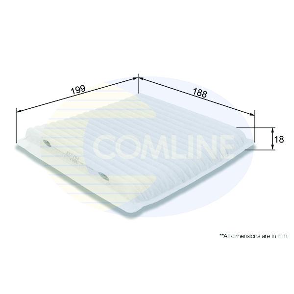 COMLINE - EKF266 (ФИЛЬТР САЛОНА Suzuki - Liana 01->)