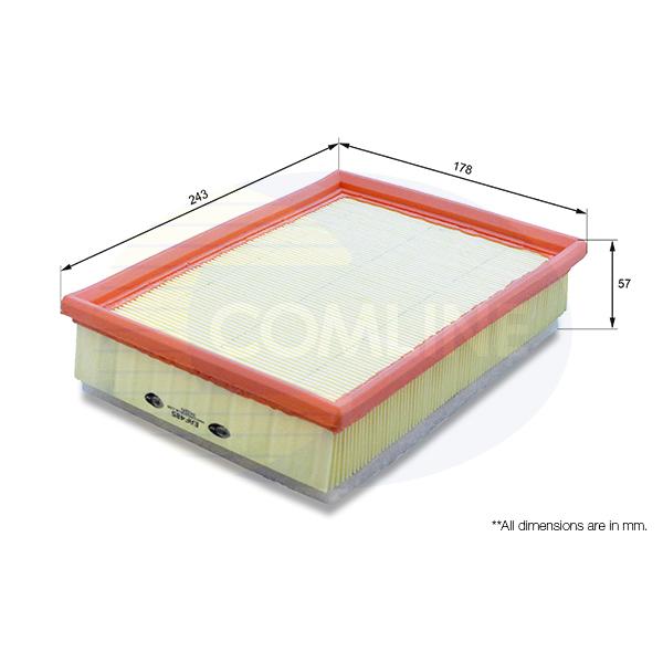 COMLINE - EAF485 (ФИЛЬТР ВОЗД BMW - X3 03->, Z3 -03, Z4 02->, 3 -00, 3 (E46) -07, 5 -04, 7 -01, BMW Alpina - B3 -07, R)