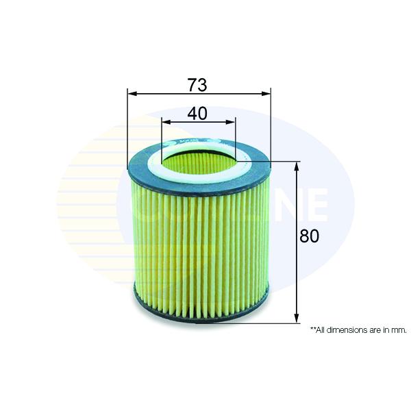COMLINE - EOF286 (ФИЛЬТР МАСЛ BMW 1 11->, 2 13->, 3 11->, 4 13->, 5 12->, X1 12->, Z4 12->)
