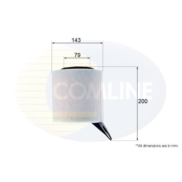 COMLINE - EAF583 (Фильтр воздушный для BMW 1 (E81), 3 (E90), X1 (E84))