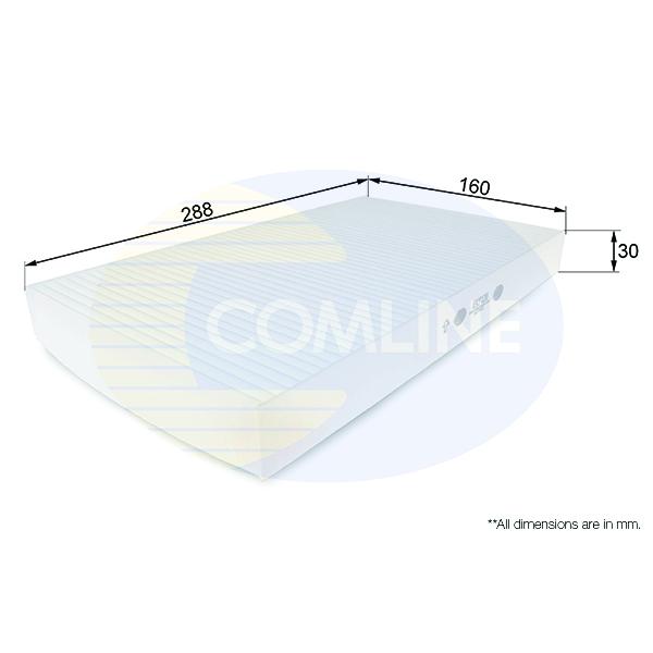 COMLINE - EKF120 (ФИЛЬТР САЛОНА ALFA 156 97-/FIAT BRAVA/BRAVO/MAREA 95-)