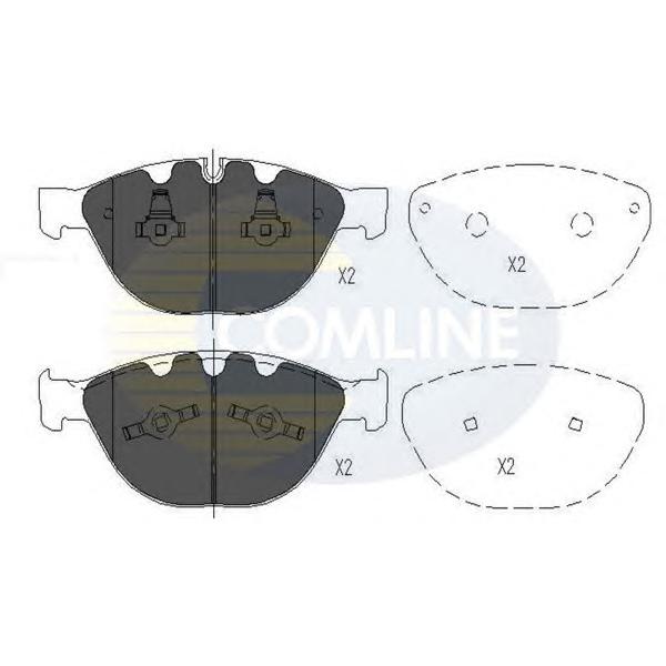 COMLINE - CBP06000 (КОЛОДКИ ПЕР BMW E60/E61/E63/E64/E65/E66 04-)