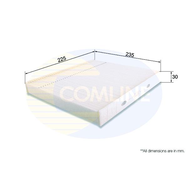COMLINE - EKF328 (ФИЛЬТР САЛОНА Audi A3 12->, VW Golf 12->, Seat Leon 12->)