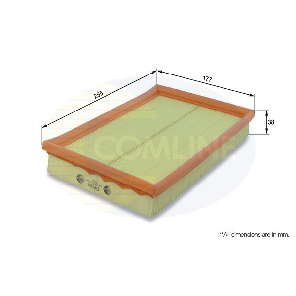 COMLINE - EAF009 (ФИЛЬТР ВОЗД MAZ 626/323 2.0/2.2 12V/16V/24V -98)