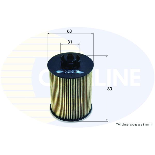 COMLINE - EOF032 (Фильтр масляный для Opel Astra G, Astra H, Corsa C, Corsa D 1.0/1.2/1.4)