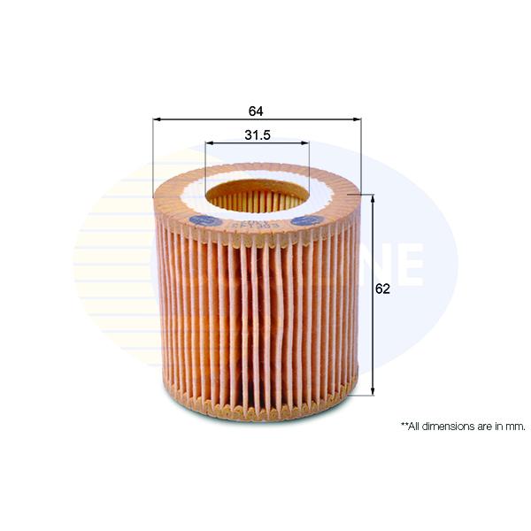COMLINE - EOF143 (ФИЛЬТР МАСЛ SEAT CORDOBA/IBIZA/SKO FABIA/VW FOX/POLO 1.2 01-)