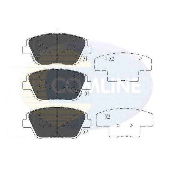 COMLINE - CBP36080 (КОЛОДКИ HYU SONATA 06 -)