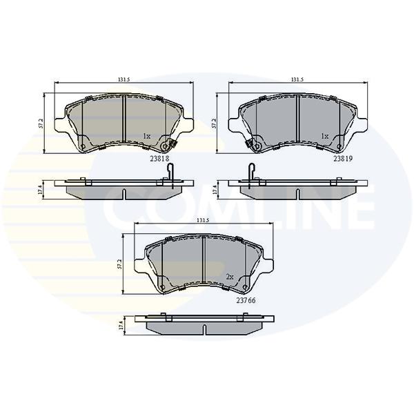 COMLINE - CBP31154 (Колодки тормозные дисковые)