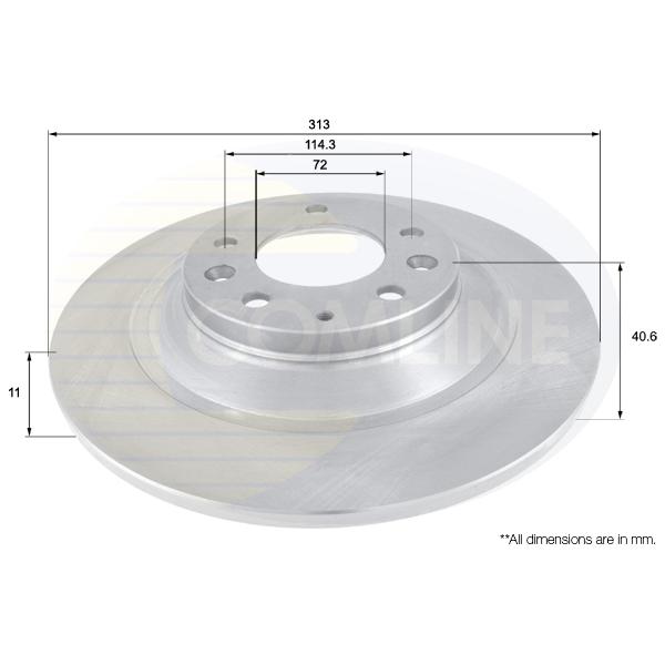 COMLINE - ADC0467 (ДИСК ТОРМ Mazda 6  02 ->)