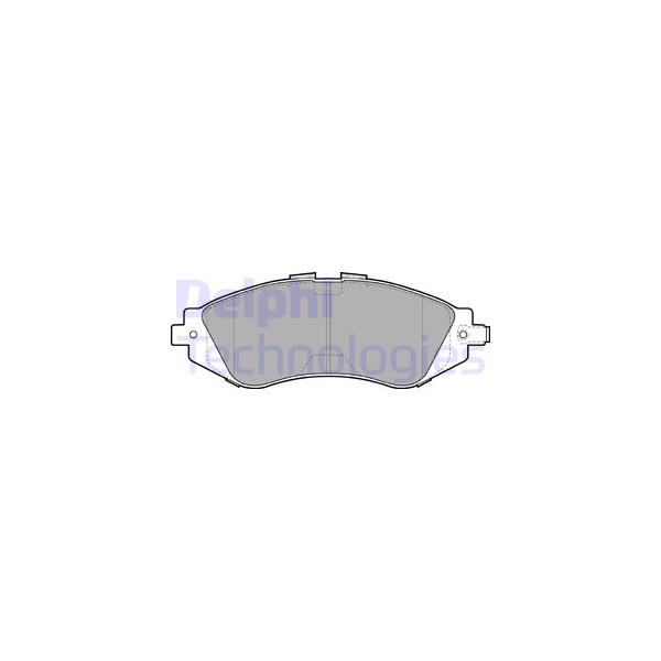 DELPHI - LP1304 (колодки дисковые п./ Daewoo Leganza2.0 16V 97-99/Nubira 1.6i/2.0i16V 97>)