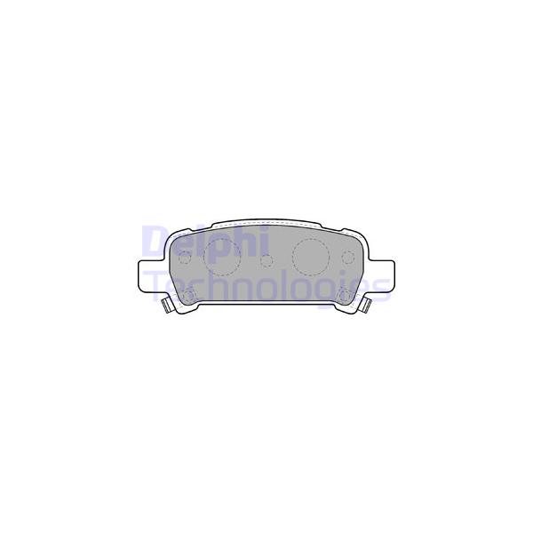 DELPHI - LP1509 (Тормозные колодки LP1509)
