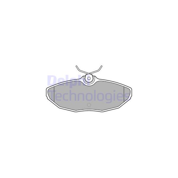 DELPHI - LP1505 (колодки дисковые з./ Jaguar S-Type/XJ 6/XJ 8 2.5-4.2i/2.7D 02>)