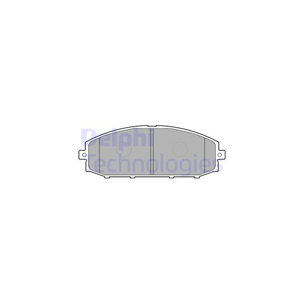 DELPHI - LP1305 (колодки дисковые п.- Nissan Patrol Y61 4.5i-2.8TD-4.2TD 97>-3.0Di 00>)