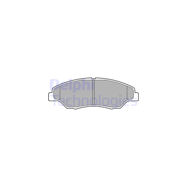 DELPHI - LP1634 (Колодки тормозные KIA Sportage (-03), Sportage New (Калининград) передние (4шт.))