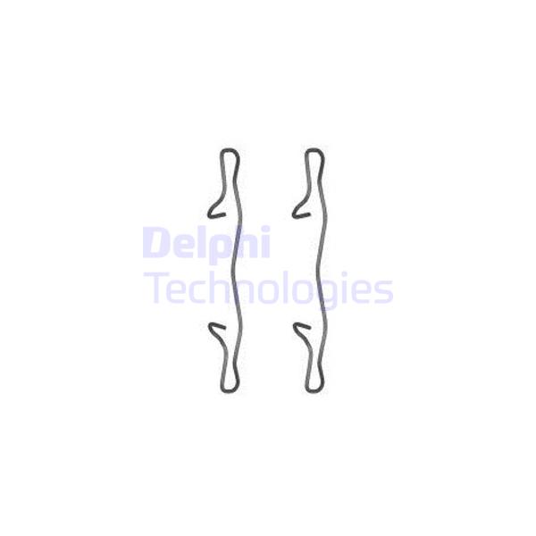 DELPHI - LX0571 (Набор установочный тормозных колодок)