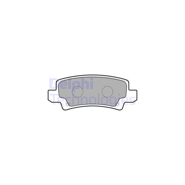 DELPHI - LP1864 (колодки дисковые з./ Toyota Corolla 1.4i/1.6/2.0D/Verso 1.8WTi/2.0D 02> 15