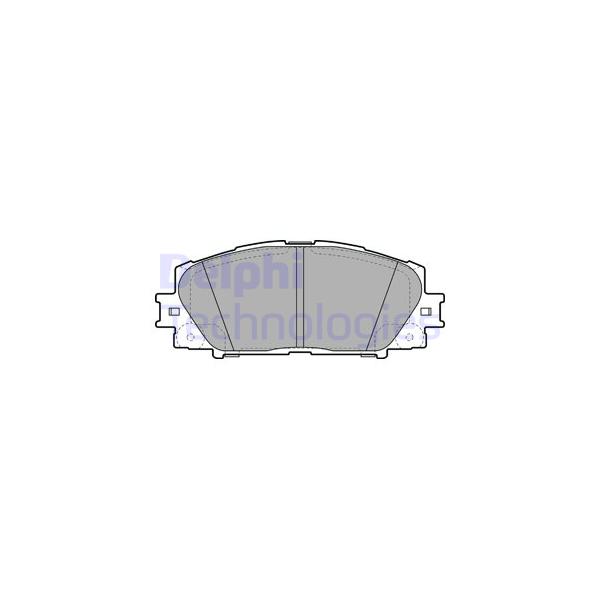 DELPHI - LP2006 (LP2006_!колодки дисковые п.// Toyota Yaris 1.0/1.3/1.4 D-4D 06>)