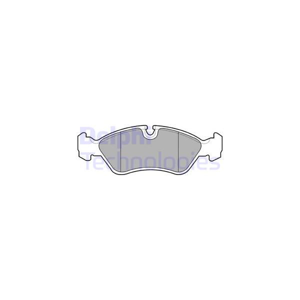 DELPHI - LP585 (колодки дисковые п./ Opel Omega 1.8-2.3TD/Vectra 1.4-2.0Di 88-02)