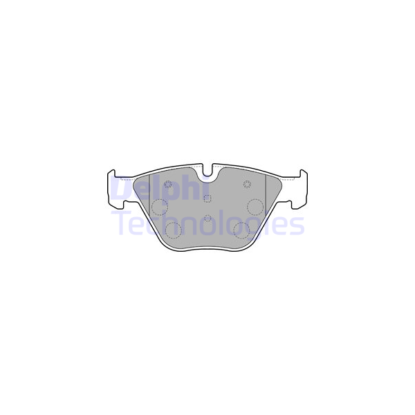 DELPHI - LP1794 (колодки дисковые п./ BMW E65/E66 3.5i/4.5i/3.0D/4.0D 01>)