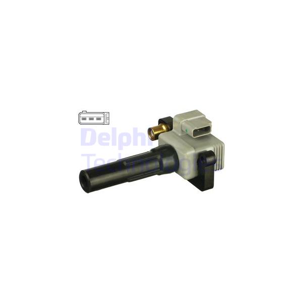 DELPHI - GN1043412B1 (Катушка зажигания SUBARU FORESTER (SF, SG), IMPREZA (GD, GG) 2.0 GN10434-12B1)