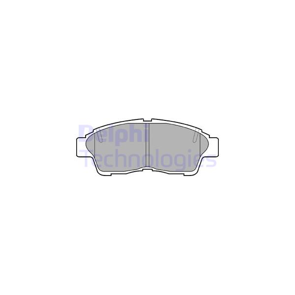 DELPHI - LP789 (колодки дисковые п./ ToyotaCamry 2.2 92-96/Corolla 95-02)