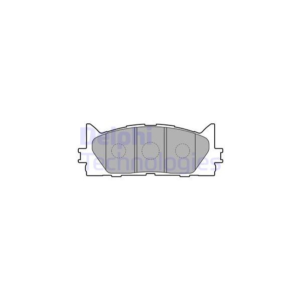 DELPHI - LP2169 (колодки дисковые п./ Toyota Camry ACV 40/45 06>)