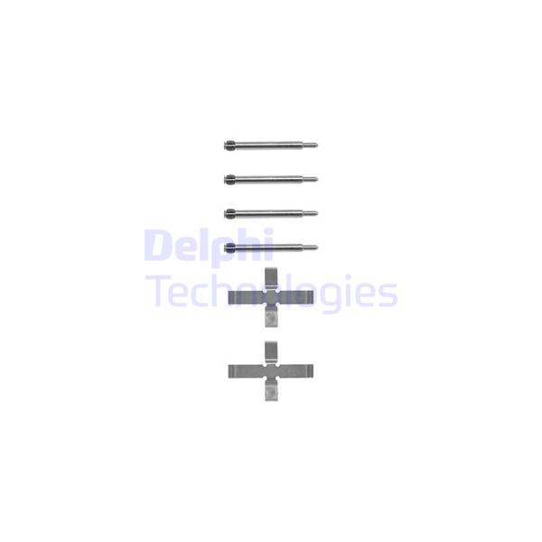 DELPHI - LX0039 (ремк-т торм.колодок/ Volvo C70/V70/S70 2.0-2.5 97-05)
